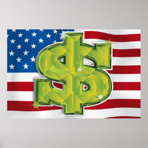 Affiche Dollar américain