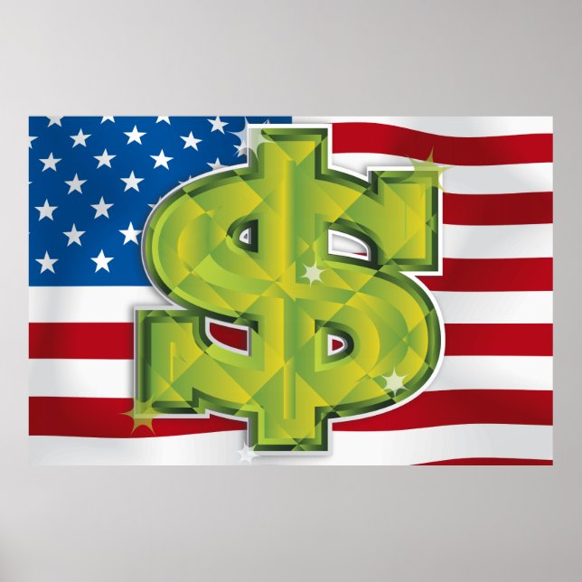 Affiche Dollar américain (Devant)