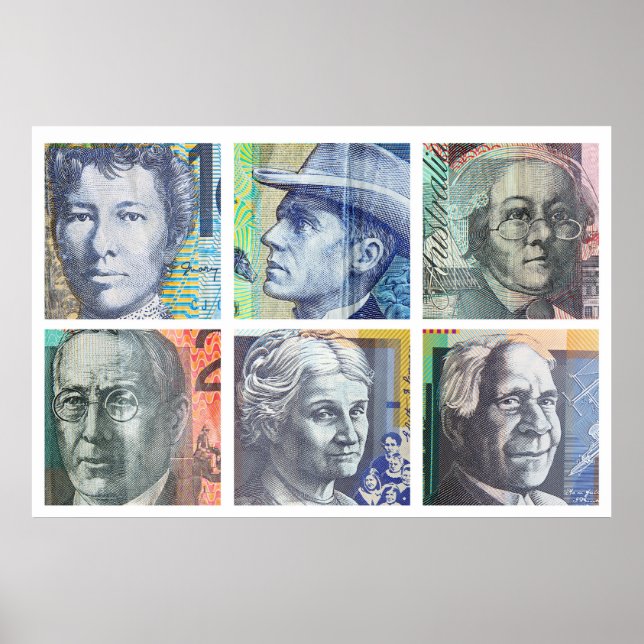 Affiche dollars australiens (Devant)