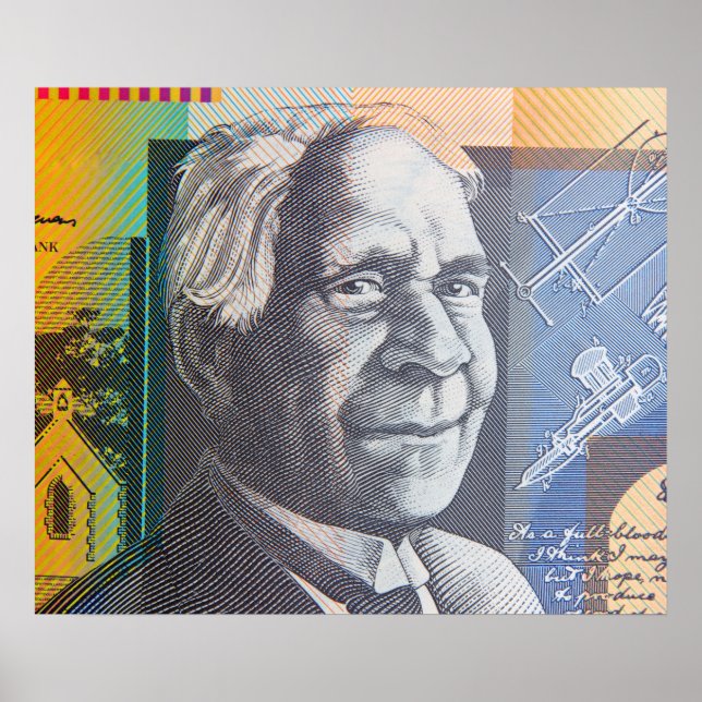 Affiche dollars australiens (Devant)