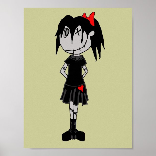 Affiche Dollies VooDoo "Angel Truelove" (Devant)