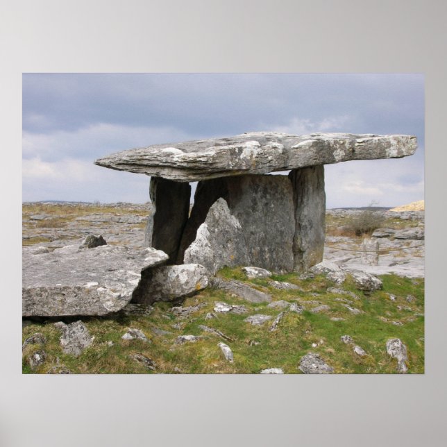 Affiche dolmen de Poulnabrone (Devant)