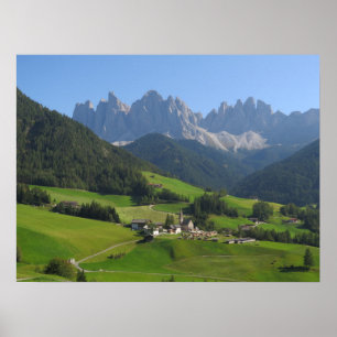 Affiche Dolomites