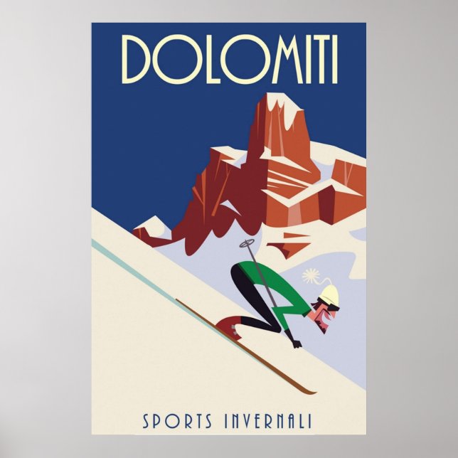 Affiche Dolomites (Devant)