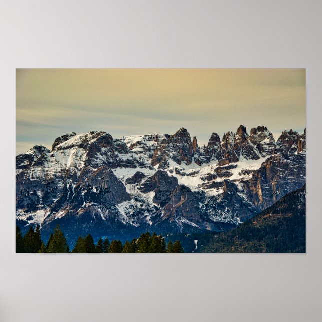 Affiche Dolomites, Alpes italiennes (Devant)
