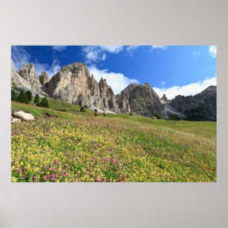 Affiche Dolomites Cirspitzen