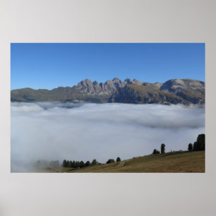 Affiche Dolomites Italie