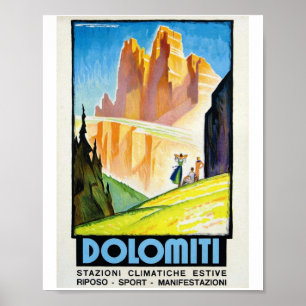 AFFICHE DOLOMITI
