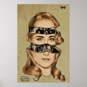 Affiche Dolores de Westworld SciFi Robot Artwork