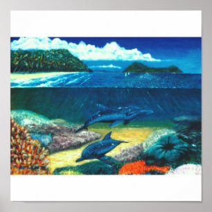 Affiche dolphines