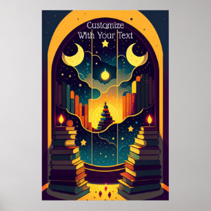 Affiche Domaine Magique Des Livres
