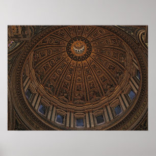 Affiche Dôme au ciel en basilique de St Peter