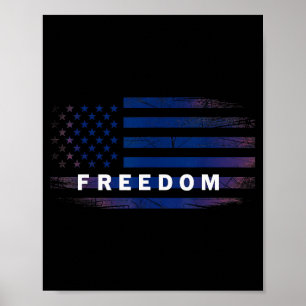 Affiche Dôme de drapeau américain