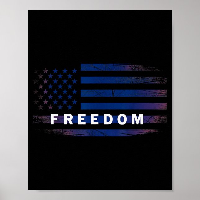 Affiche Dôme de drapeau américain (Devant)