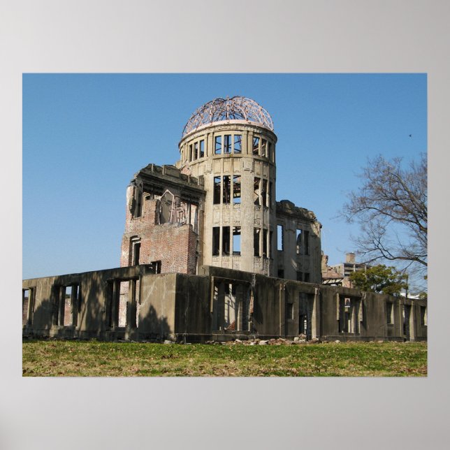 Affiche Dôme de la bombe atomique, Hiroshima, Japon (Devant)