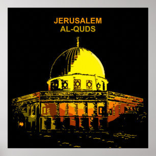 Affiche Dôme du Rocher : Un symbole de paix