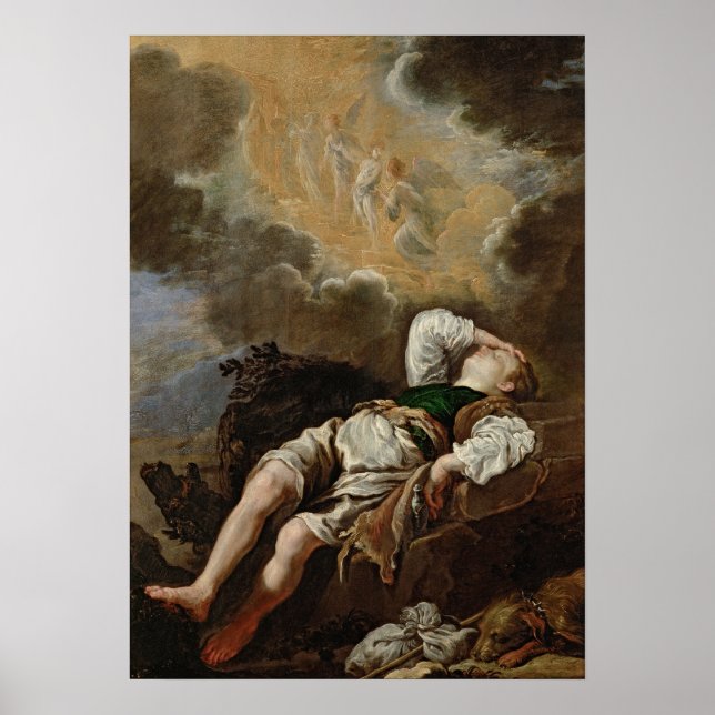 Affiche Domenico Fetti Jakobs Traum von der Himmelsleiter (Devant)
