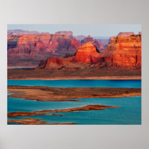 Affiche Dominguez Butte & Lake Powell, Utah