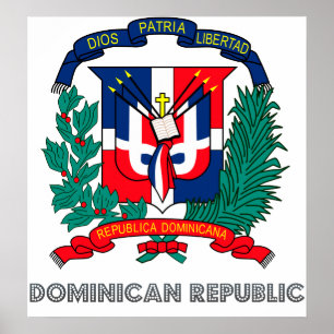Affiche Dominican Republic Coat of Arms