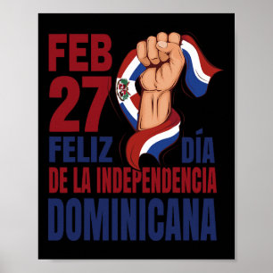 Affiche Dominicana - Fête de l'Indépendance Dominicaine 1