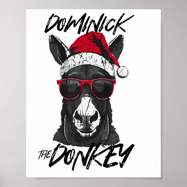Affiche Dominick L'âne Drôle Noël Italien Christ (Devant)