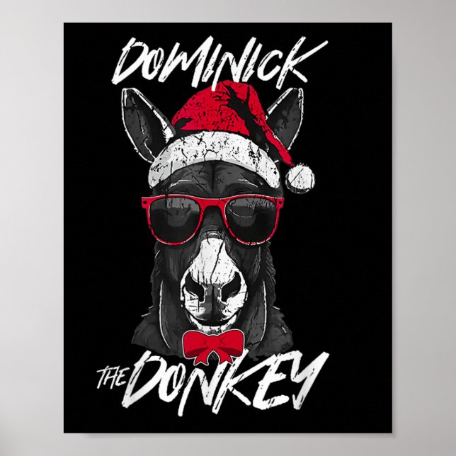 Affiche Dominick L'âne Noël drôle (Devant)
