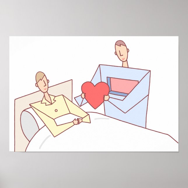 Affiche Don de l'amour. Transplantation cardiaque. (Devant)