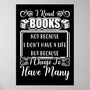 Affiche Don de lecteur J'ai beaucoup de livres