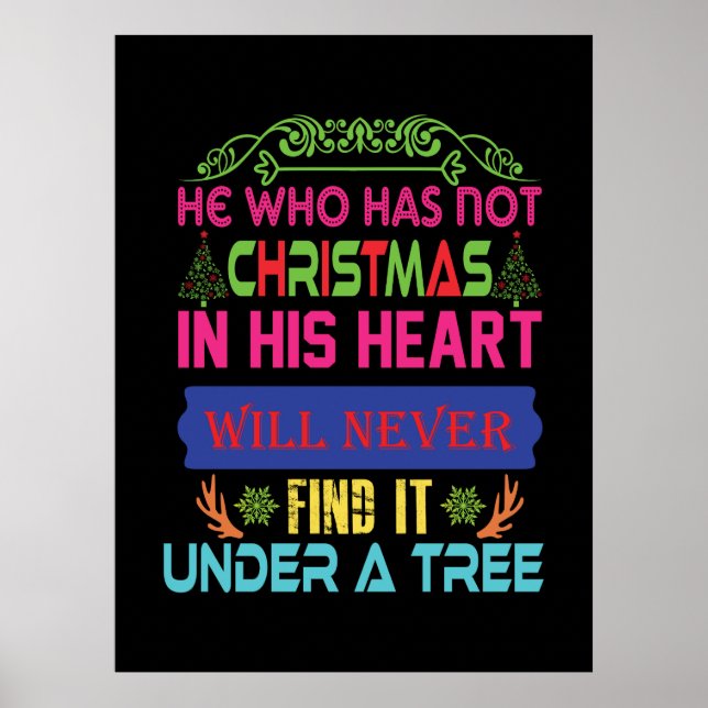 Affiche Don de Noël Celui qui n'a pas Noël (Devant)