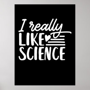 Affiche Don de scientifique   J'Aime Vraiment La Science