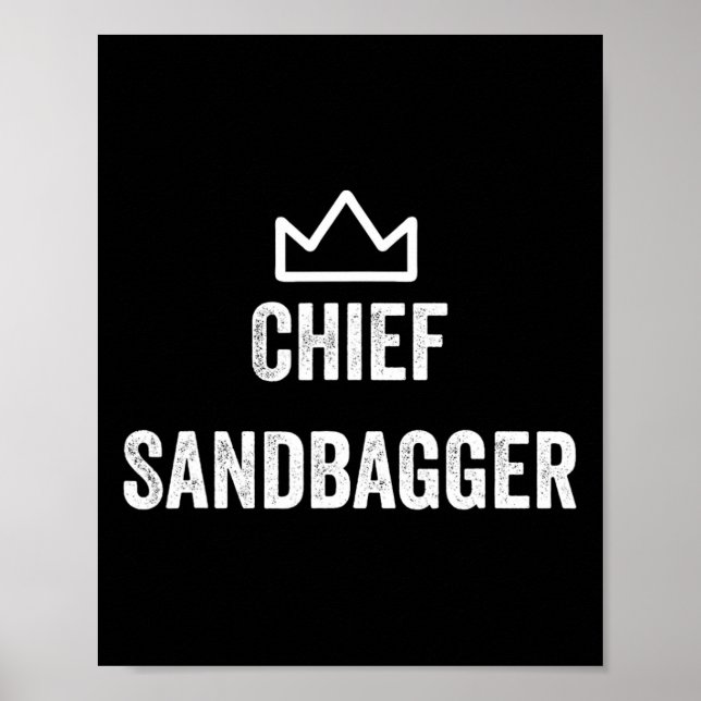 Affiche Don Du Chef Sandbagger Pour Le Mème De Golf Bjj Sa (Devant)