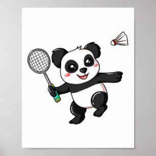 Affiche Don Du Joueur Badminton Pour Shuttle Lover