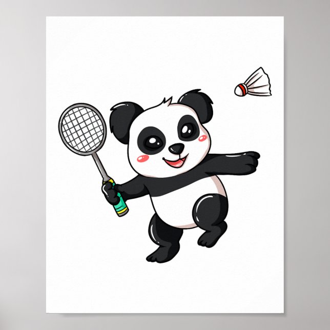 Affiche Don Du Joueur Badminton Pour Shuttle Lover (Devant)