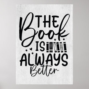 Affiche Don du lecteur Le livre est toujours mieux