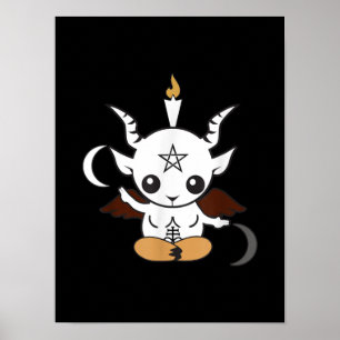 Affiche Don Goat Baphomet Halloween