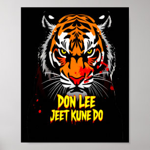 Affiche Don Lee Castillo Jeet Kune Do Jkd Mélange Martial 