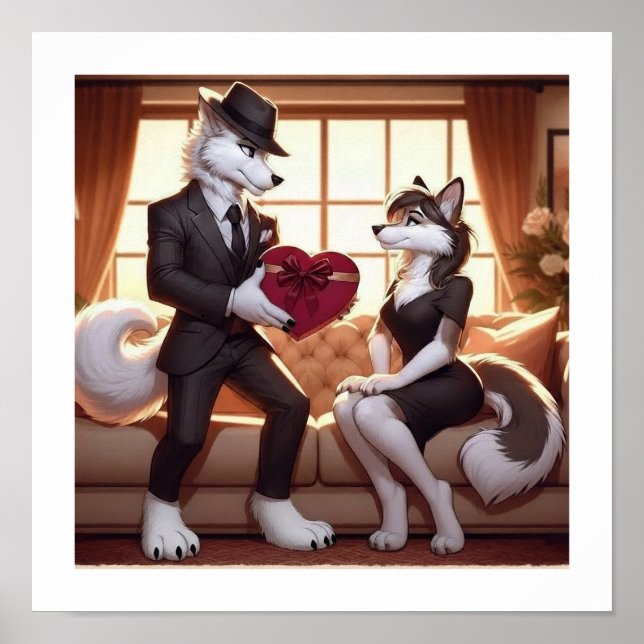 Affiche Don Lupo Canino "Valentines" (Devant)