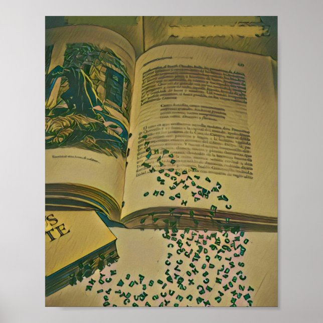 Affiche Don pour amoureux de bibliothèque (Devant)