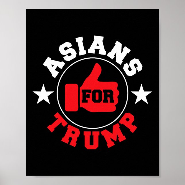 Affiche Don pour Trump 2020 du président Cool pro-républic (Devant)