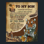 Affiche Don Son | Lettre À Mon Fils Amour De Papa<br><div class="desc">Don Son | À Mon Fils,  Je Vous Porterai Toujours Dans Mon Amour Du Coeur De Papa</div>