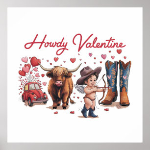 Affiche Don Valentine   Howdy Valentine