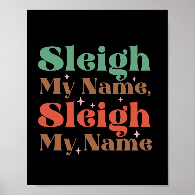 Affiche Don Xmas Sleigh Mon nom (Devant)