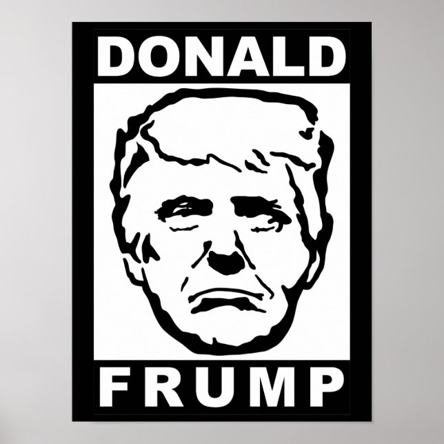 Affiche donald frump (Devant)