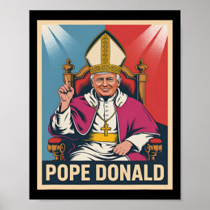 Affiche Donald Pape Trump Pape Donald Trump Politique