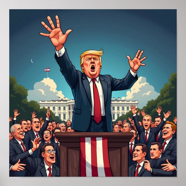 Affiche Donald Trump (Devant)