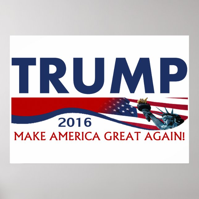 Affiche Donald Trump 2016 (Devant)