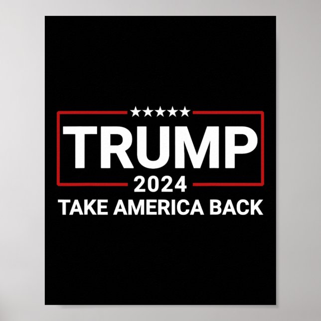 Affiche Donald Trump 2024 (Devant)