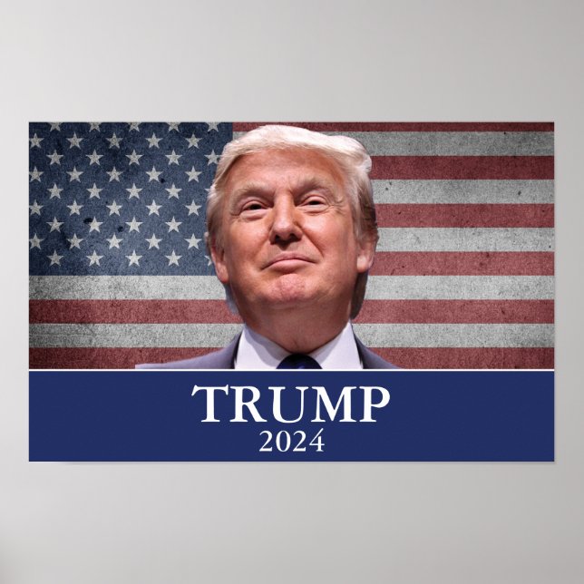Affiche Donald Trump 2024 (Devant)