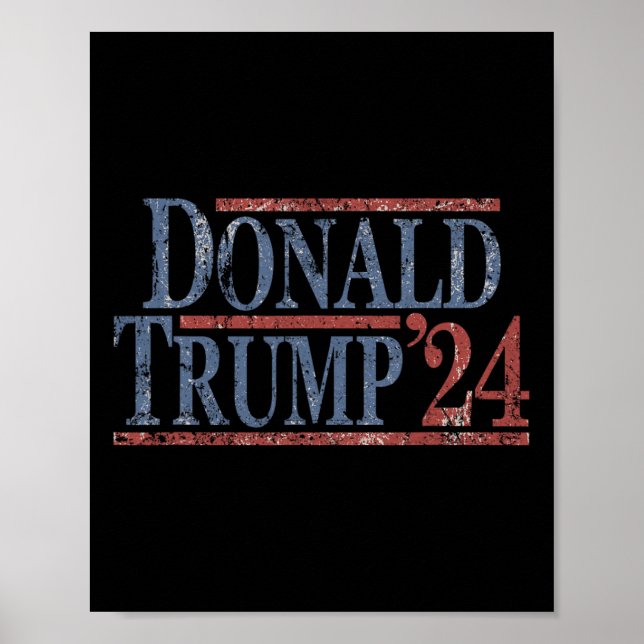 Affiche Donald Trump 2024 (Devant)
