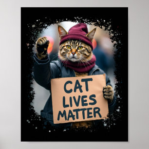 Affiche Donald Trump 2024 Les chats ramènent l'Amérique Re